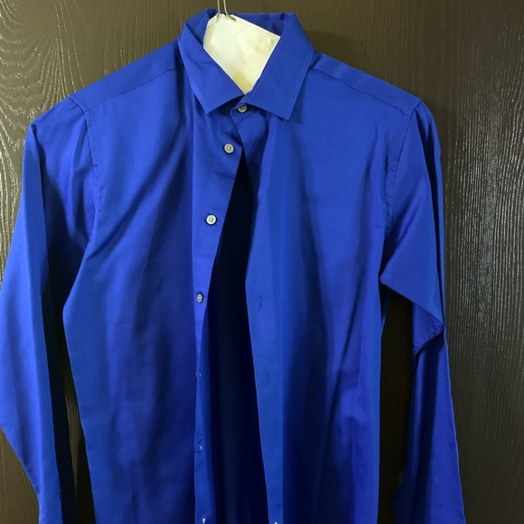 Blue button up Clearance